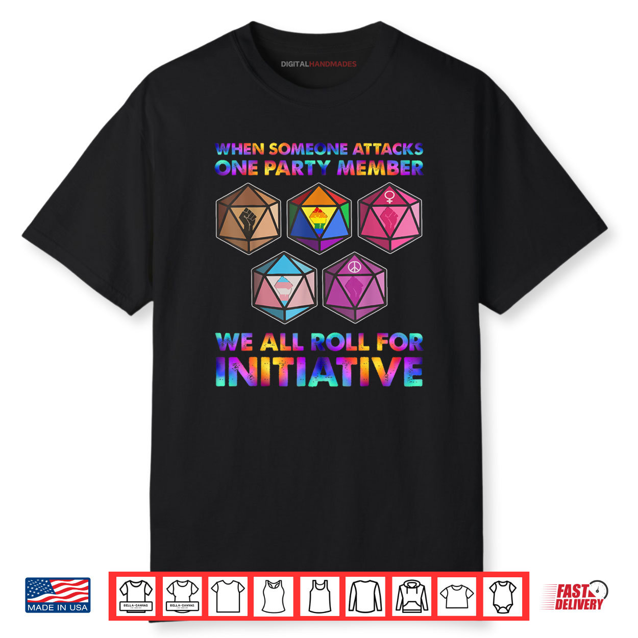 When Someone Attacks One Party Member LGBT Pride Month Shirt