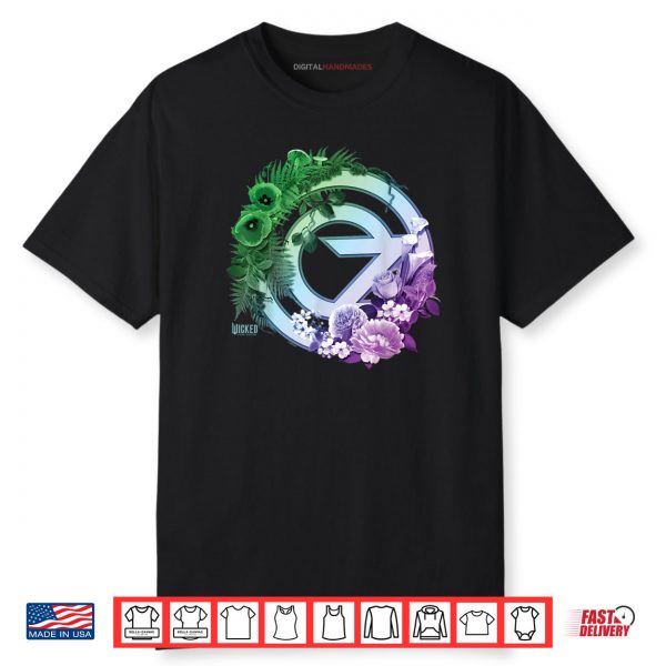 Wicked For Good Oz Logo Floral and Vine Shirt