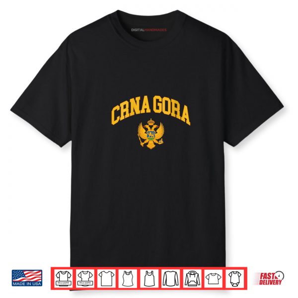 Womens Montenegro Crna Gora Montenegro Shirt