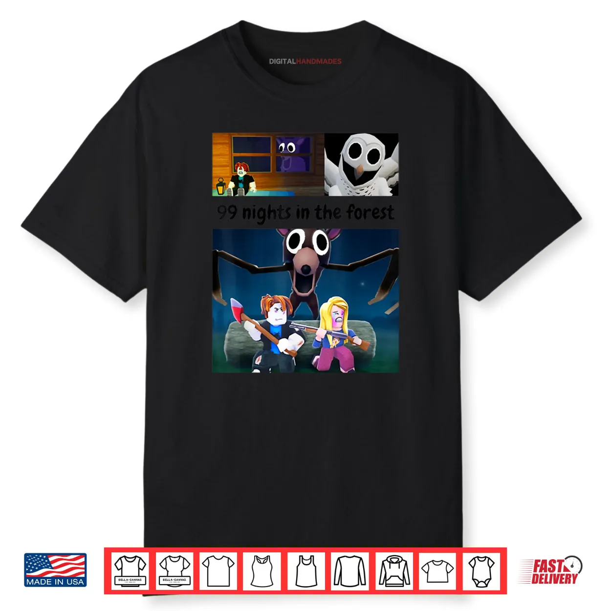 99 Nights in The Forest Fan Merch Shirt 99 Nights in The Forest Fan Merch Shirt