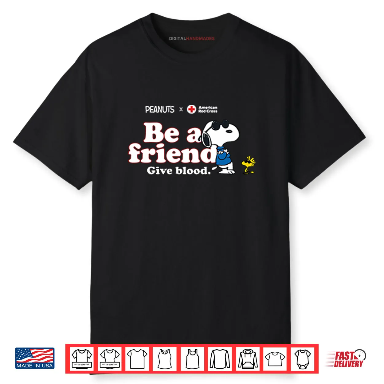 American Red Cross Snoopy Shirt American Red Cross Snoopy Shirt