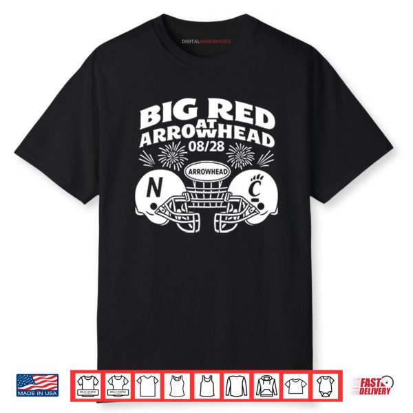 Big Red Arrowhead Football Nebraska Vs Cincinnati 08 28 Shirt