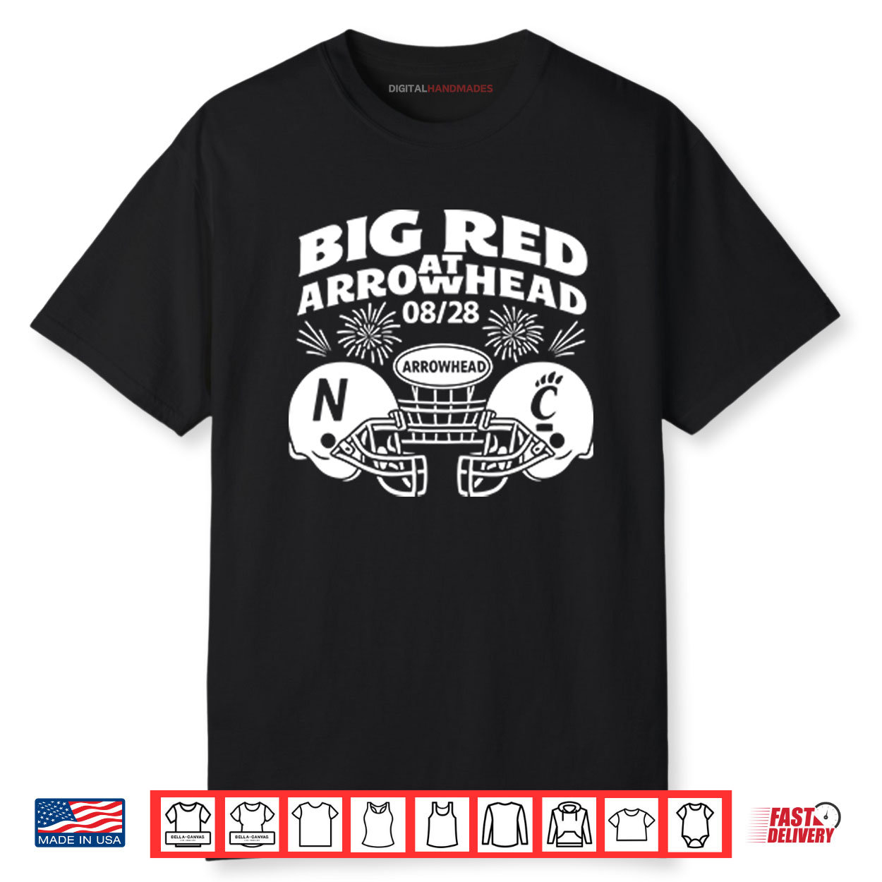 Big Red Arrowhead Football Nebraska Vs Cincinnati 08 28 Shirt Big Red Arrowhead Football Nebraska Vs Cincinnati 08 28 Shirt