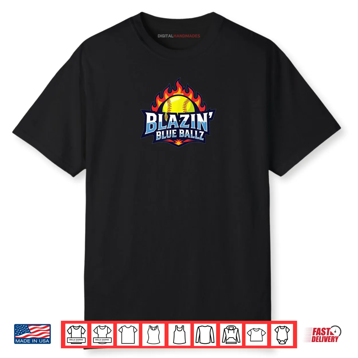 Blazin Blue Ballz Shirt Blazin Blue Ballz Shirt