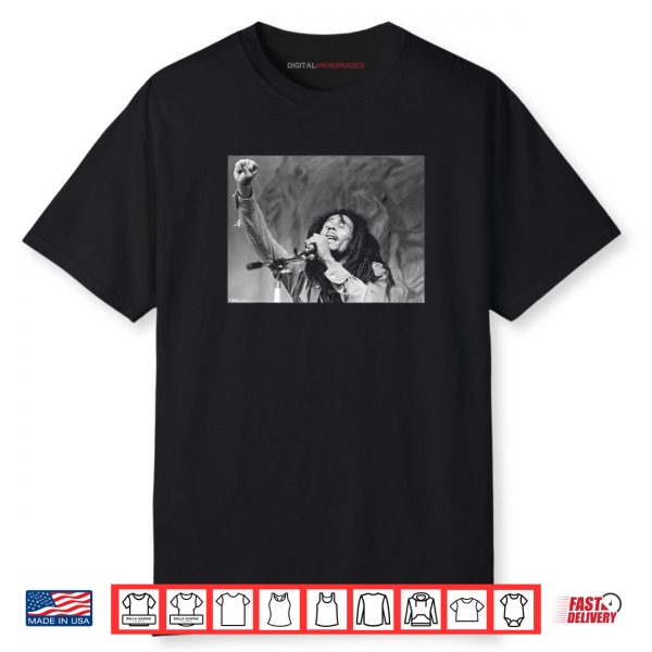 Bob Marley Singing Live in Massachusetts by Michael Grecco Shirt