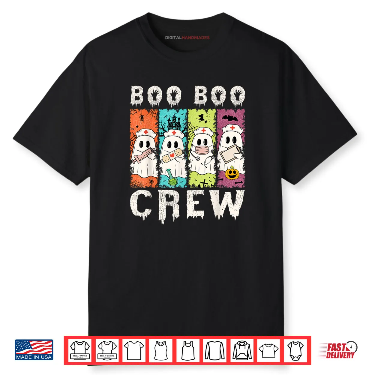 Boo Boo Crew Nurse Halloween Ghosts Shirt Boo Boo Crew Nurse Halloween Ghosts Shirt