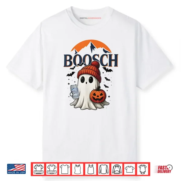 Boosch Light Halloween Cute Ghost Pumpkin Shirt