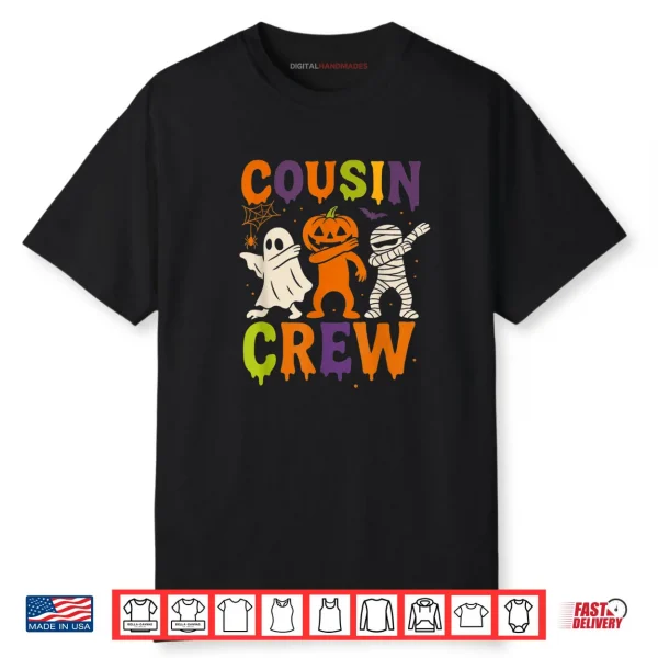 Cousin Crew 2025 Kids Matching Cousins Spooky Halloween Shirt