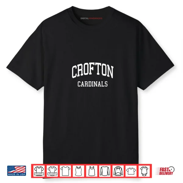 Crofton High School HS Gambrills MD Retro Sports Shirt