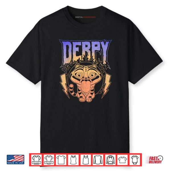 Derpy Retro Metal Band Style Logo Shirt