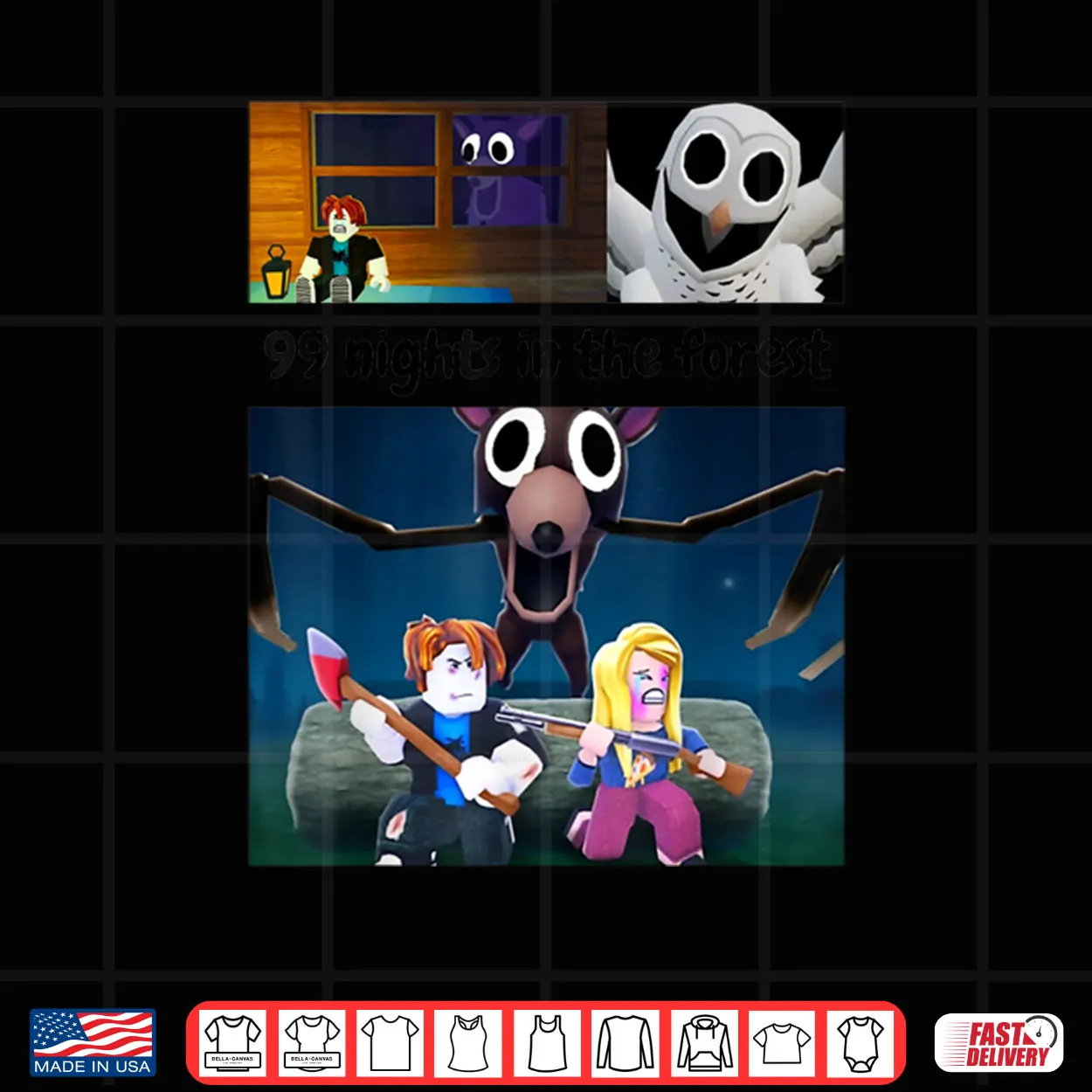 99 Nights in The Forest Fan Merch Shirt 99 Nights in The Forest Fan Merch Shirt