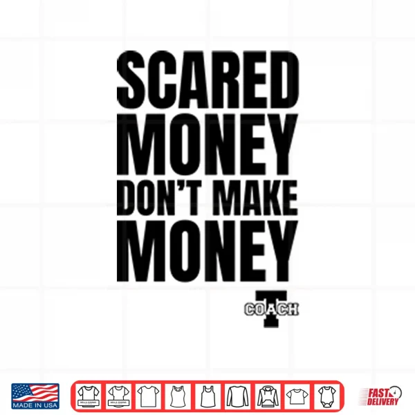 Design Aaron Rodgers Scared Money Dont Make Money Shirt