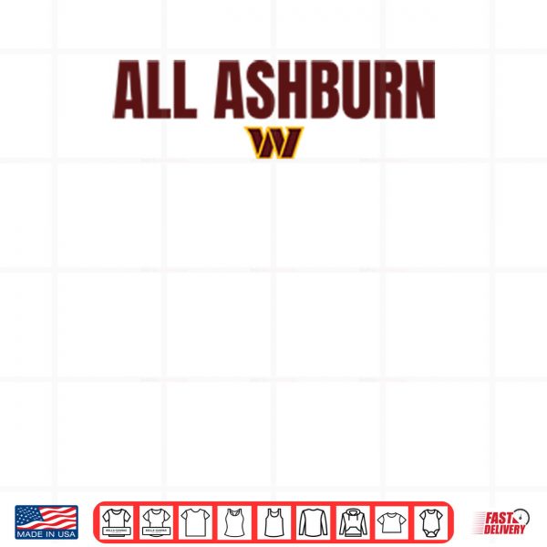 Design All Ashburn Washington Commanders Shirt