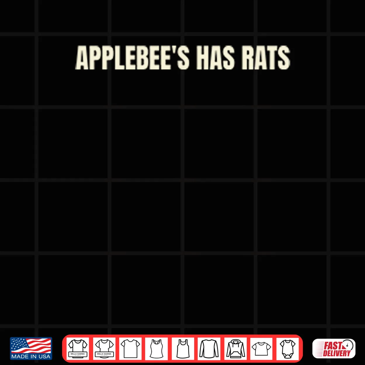Applebee’s Has Rats Shirt Applebee’s Has Rats Shirt