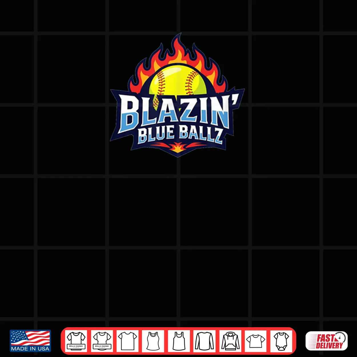 Blazin Blue Ballz Shirt Blazin Blue Ballz Shirt