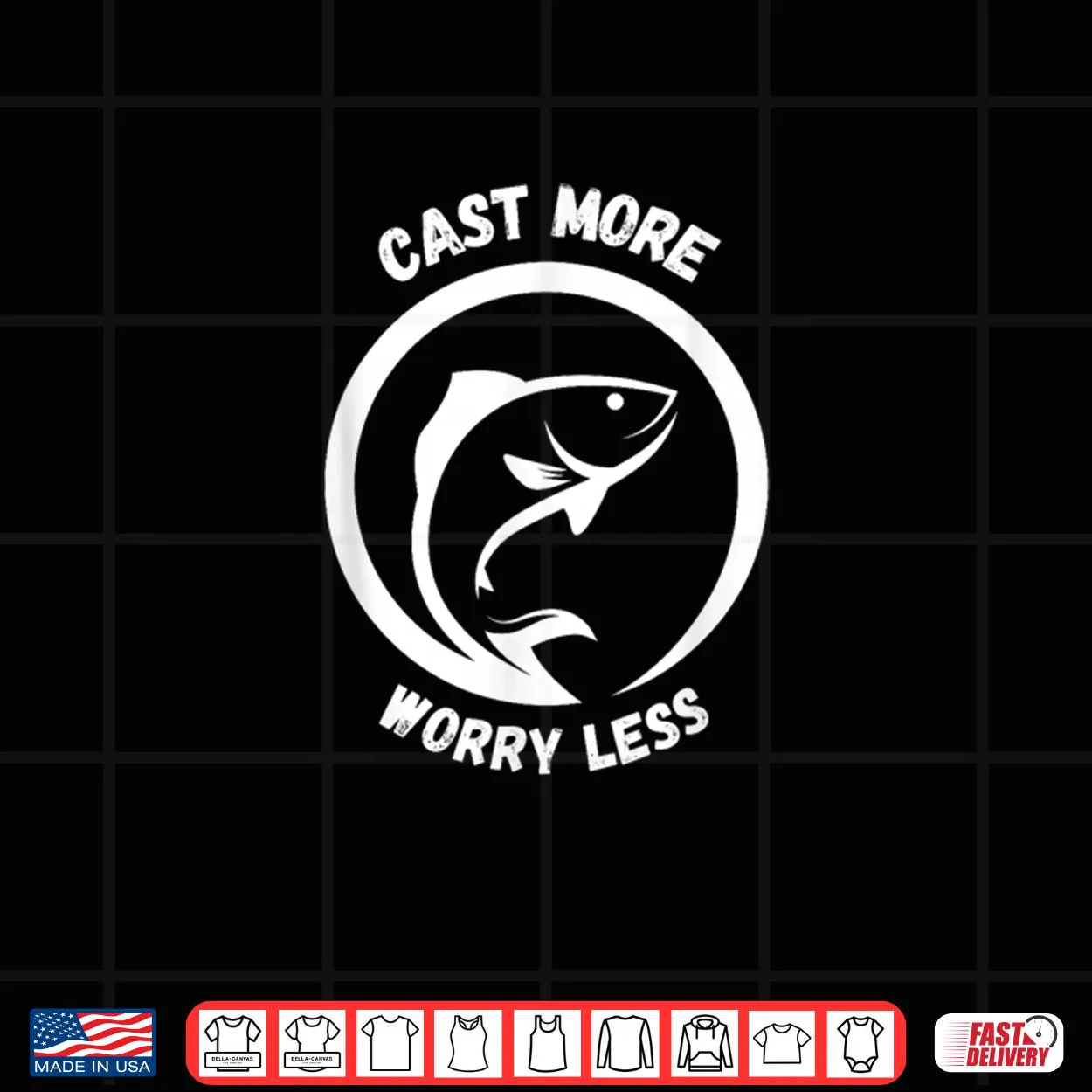 Cast More Worry Less Funny Fishing Outdoors Shirt Cast More Worry Less Funny Fishing Outdoors Shirt