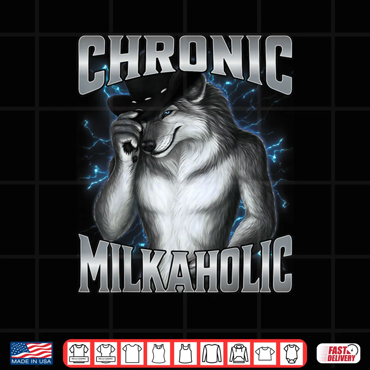 Chronic Milkaholic Cringe Alpha Werewolf Meme Shirt Chronic Milkaholic Cringe Alpha Werewolf Meme Shirt