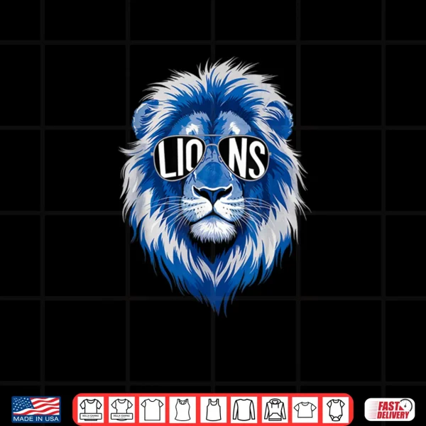 Cool Face Lion with Sunglasses Women and Men Michigan Pride Shirt 3 Design Cool Face Lion with Sunglasses Women and Men Michigan Pride Shirt