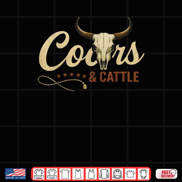 Design Coor and Cattles Rodeo Western Cowboy Shirt