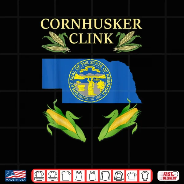 Design Cornhusker Clink Nebraska USA Politics Shirt