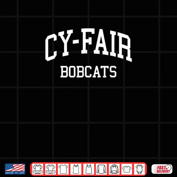 Design Cy Fair High School HS Cypress TX Retro Sports Shirt