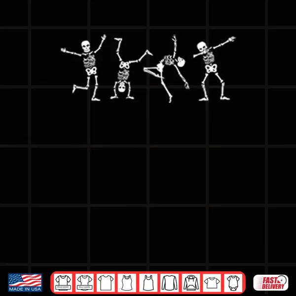 Design Dancing Skeleton Fuck Trump Halloween Shirt