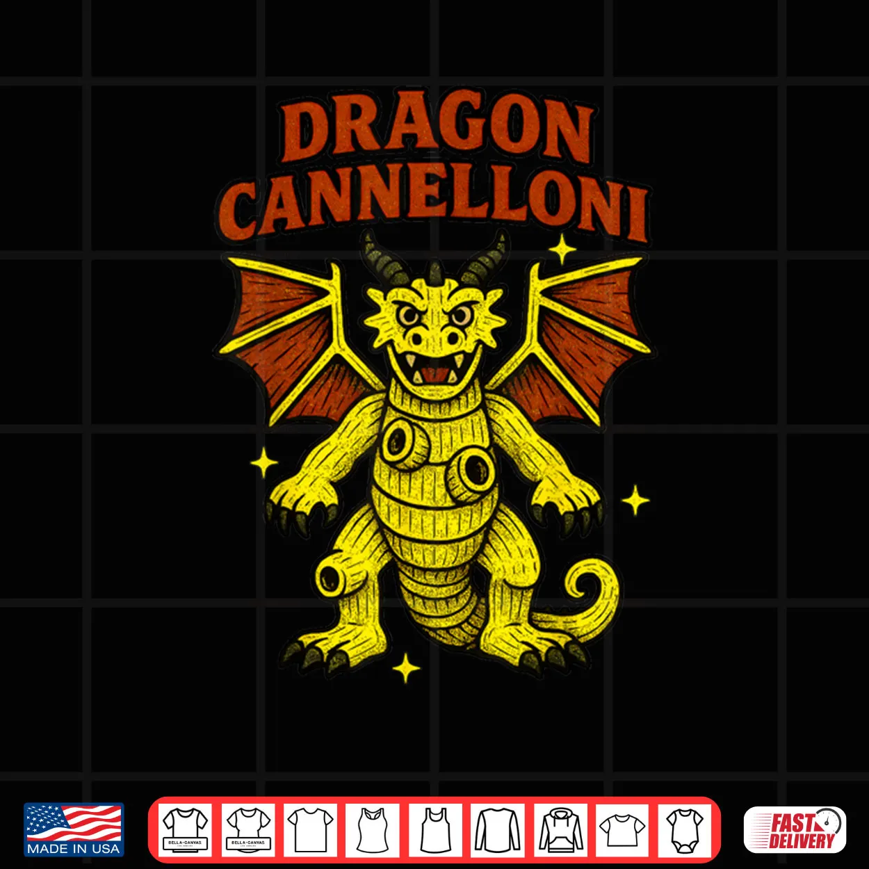 Dragon Cannelloni Funny Italian Brainrot Pasta Kids Meme Shirt Dragon Cannelloni Funny Italian Brainrot Pasta Kids Meme Shirt