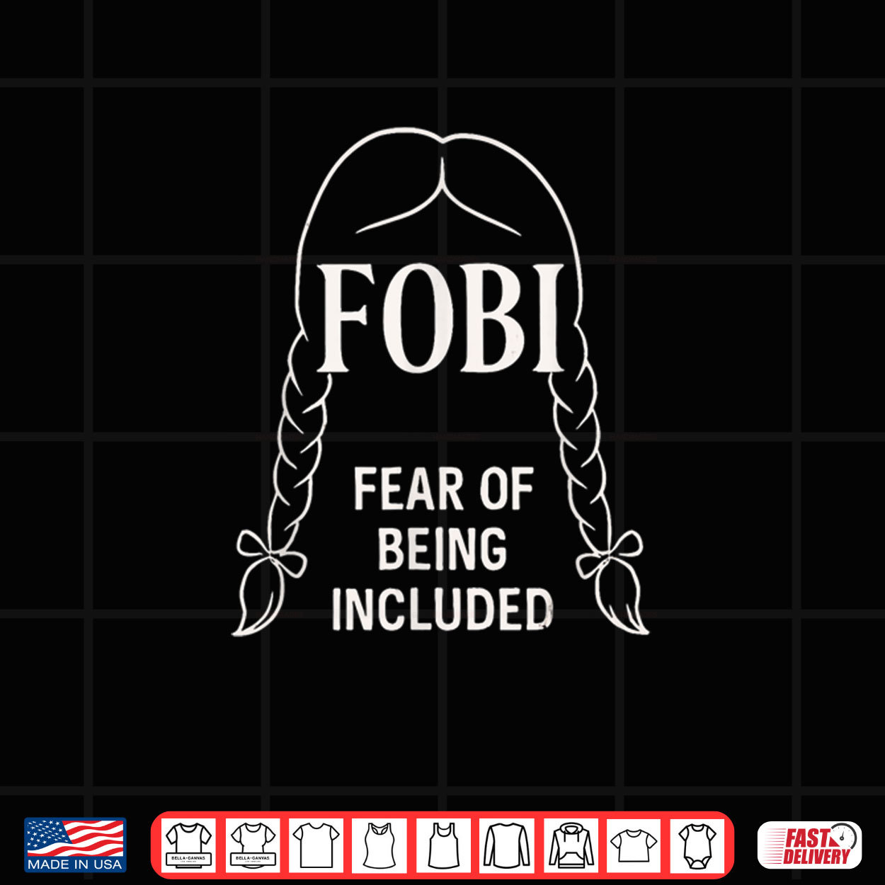 FOBI Fear of Being Included Dark Humor Shirt FOBI Fear of Being Included Dark Humor Shirt