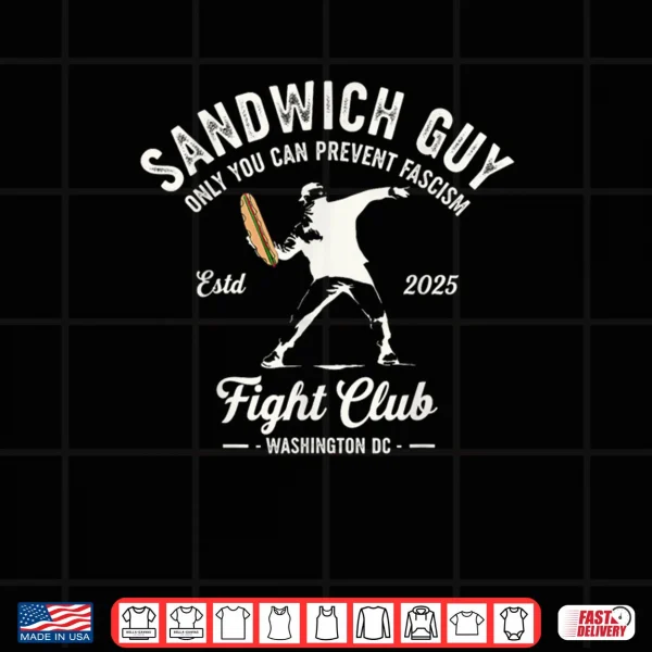 Design Free Throwing Sub Sandwich Guy DC Flag Funny Meme Shirt
