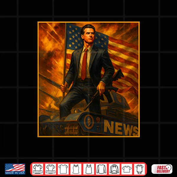 Gavin Newsom Patriotic Tank Shirt 3 Design Gavin Newsom Patriotic Tank Shirt