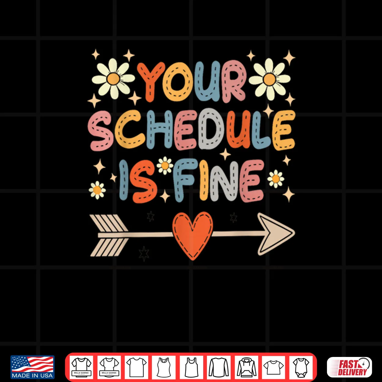 Groovy Your Schedule is Fine Funny School Counselor Shirt Groovy Your Schedule is Fine Funny School Counselor Shirt