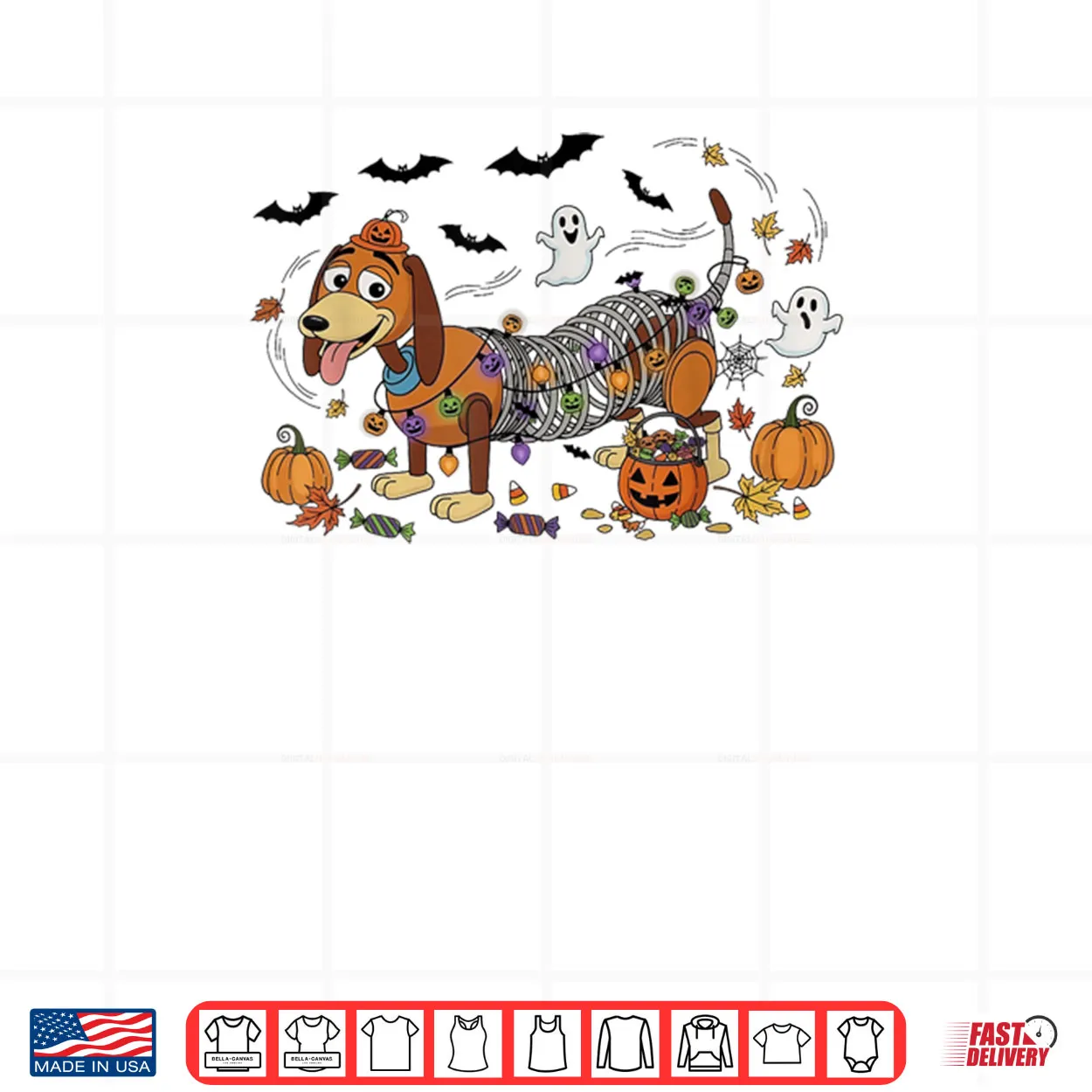 Halloween Slinky Dachshund Skeleton Dog Shirt Trick or Treat Shirt Halloween Slinky Dachshund Skeleton Dog Shirt Trick or Treat Shirt