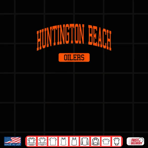 Huntington Beach High School HS Huntington Beach CA Varsity Shirt 3 Design Huntington Beach High School HS Huntington Beach CA Varsity Shirt