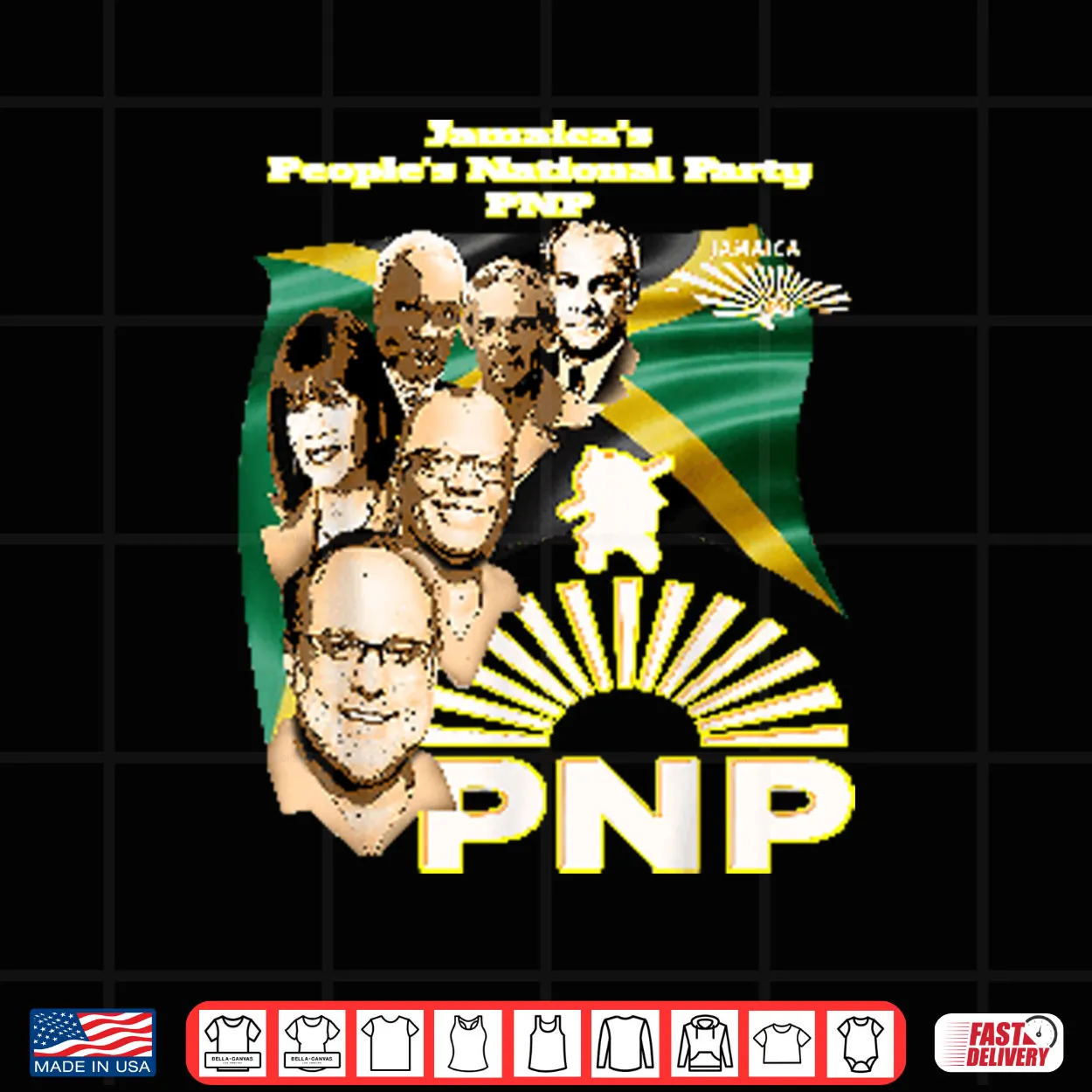Jamaica’s People’s National Party PNP Shirt Jamaica’s People’s National Party PNP Shirt