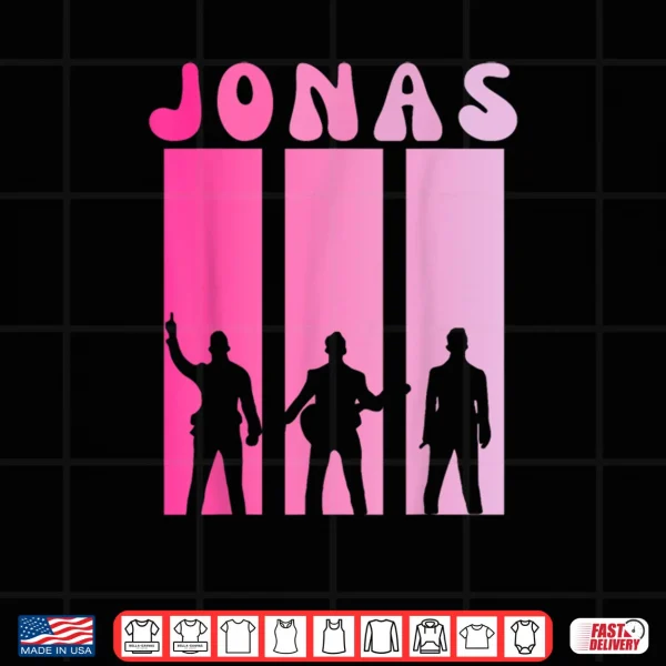 Design Jonas First Name I Love Jonas 80s Vintage Shirt