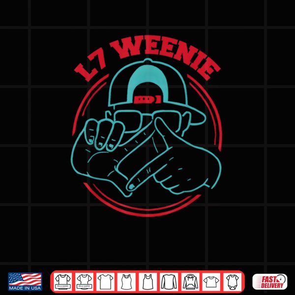 Design L7 Weenie Funny Baseball Softball Shirt