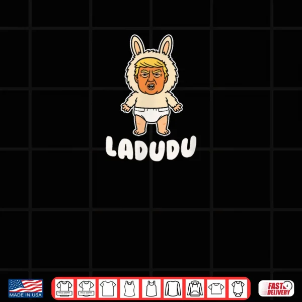Ladudu Funny Baby Diaper Doll Pop Culture Humor Gift Shirt 3 Design Ladudu Funny Baby Diaper Doll Pop Culture Humor Gift Shirt