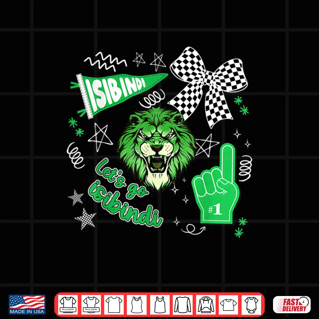 Let’s Go Isibindi Retro Cheering School Spirit Shirt Let’s Go Isibindi Retro Cheering School Spirit Shirt