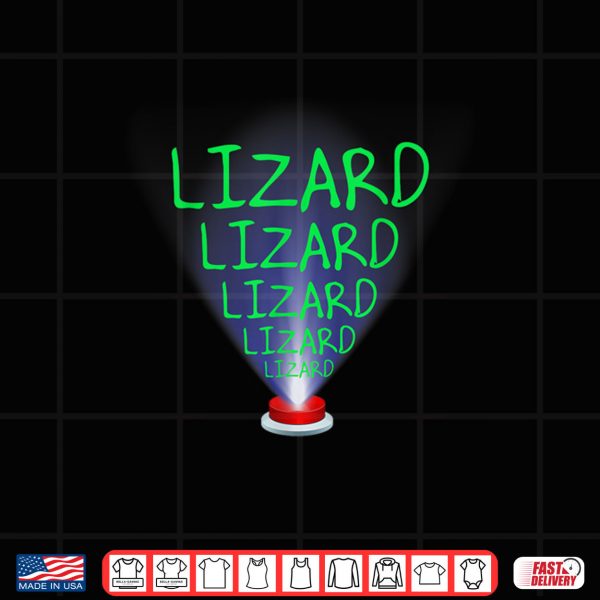 Design Lizard Trending Meme Shirt