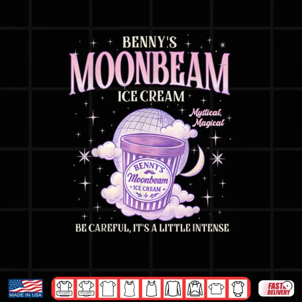 Moonbeam Ice Cream Truck Retro Double Scoop Popsicle Shirt 3 Design Moonbeam Ice Cream Truck Retro Double Scoop Popsicle Shirt