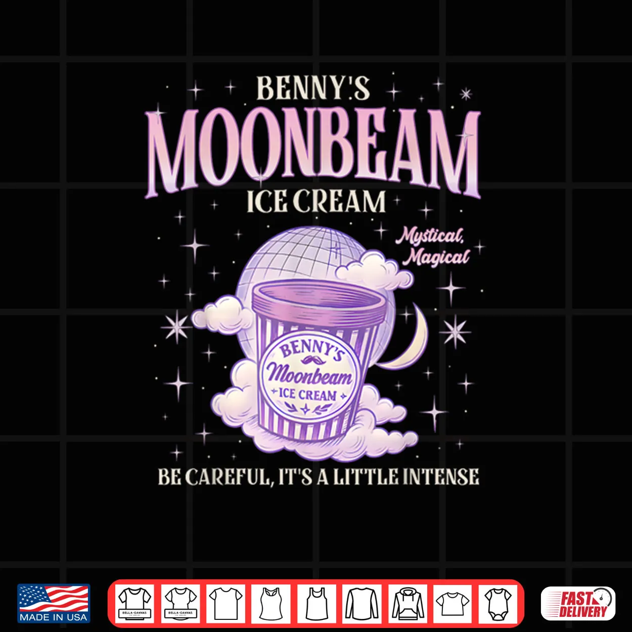 Moonbeam Ice Cream Truck Retro Double Scoop Popsicle Shirt Moonbeam Ice Cream Truck Retro Double Scoop Popsicle Shirt