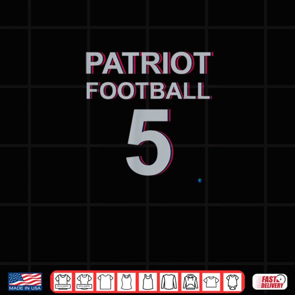 Design Patriot Football 5 Shirt