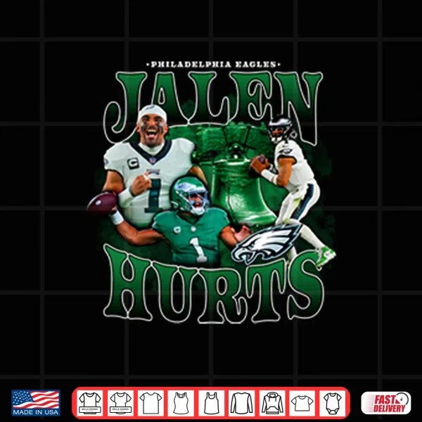 Philadelphia Eagles Jalen Hurts Shirt 3 Design Philadelphia Eagles Jalen Hurts Shirt