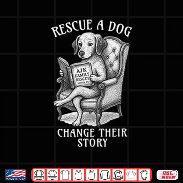 Rescue A Dog Change Their Story Shirt 3 Design Rescue A Dog Change Their Story Shirt