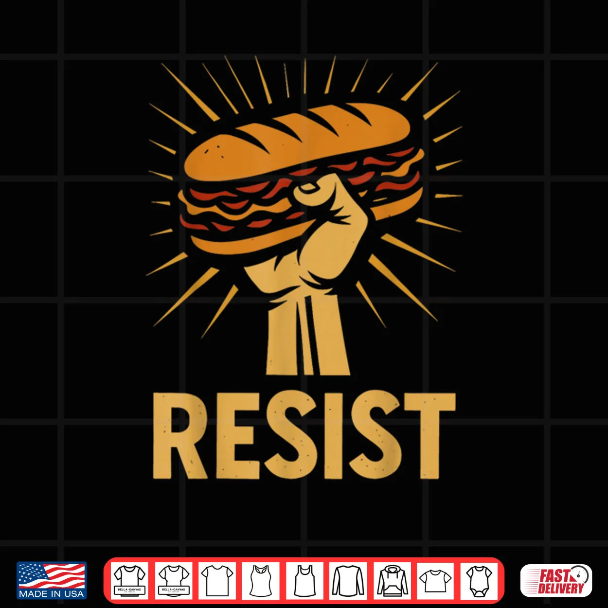 Resist DC The Sandwich Guy Free DC Shirt Resist DC The Sandwich Guy Free DC Shirt