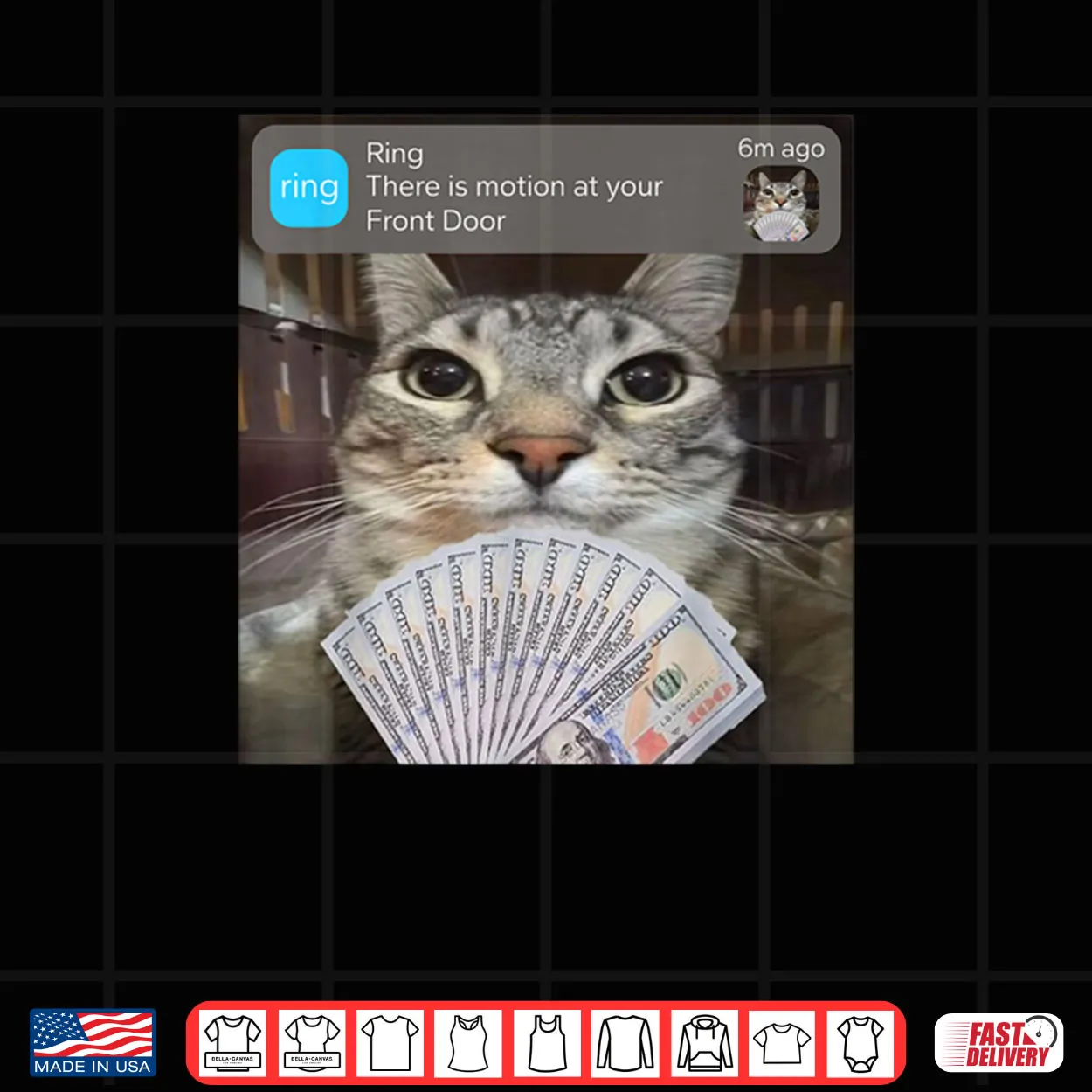 Ring There is Motion at Your Front Door Funny Meme Cute Shirt Ring There is Motion at Your Front Door Funny Meme Cute Shirt