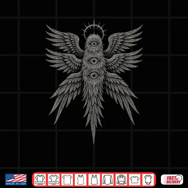 Design Seraphim Bible Accurate Angel Enoch Eye Esoteric Aesthetic Shirt