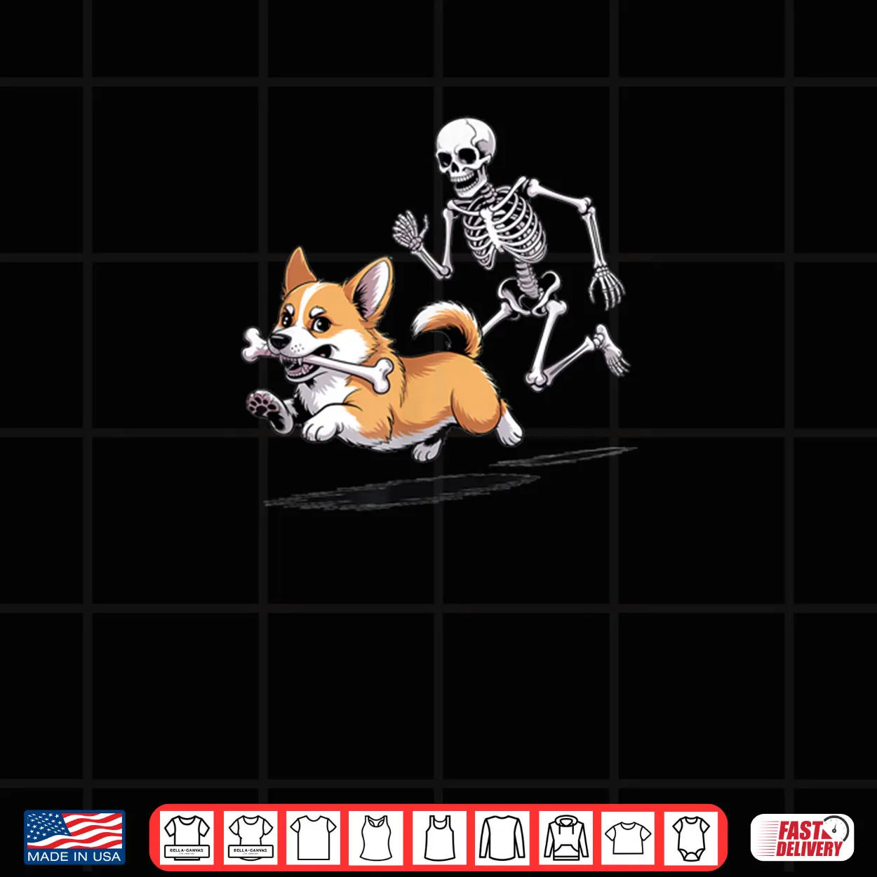 Skeleton Chasing Corgi Halloween Dog Mom Pet Lover Shirt Skeleton Chasing Corgi Halloween Dog Mom Pet Lover Shirt