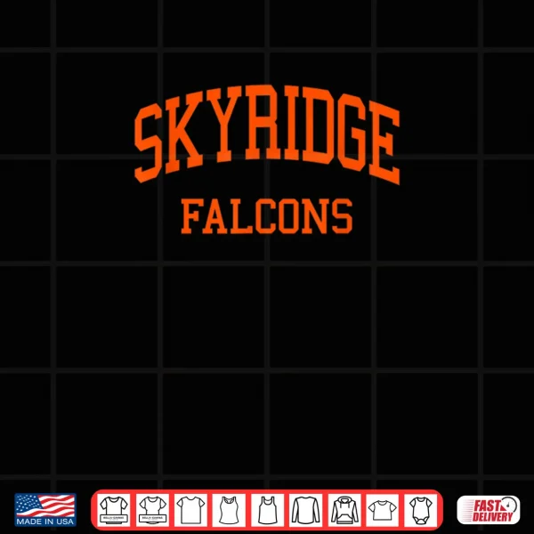 Design Skyridge High School HS Lehi UT Retro Sports Shirt