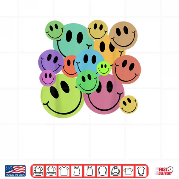 Design Smile Face Vintage Trendy Shirt